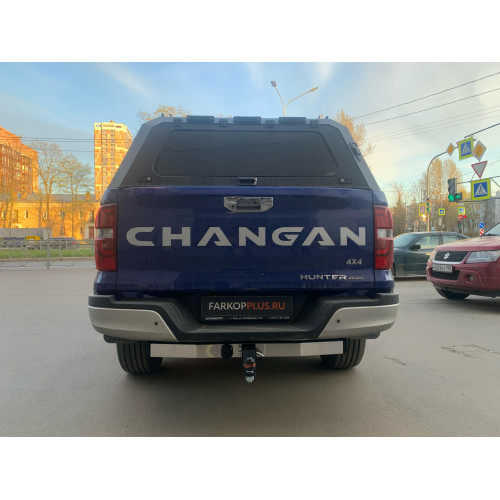 Фаркоп PT GROUP для Changan Hunter Plus 2023- Арт. CHP-23-991124.00 (с нержавеющей накладкой)