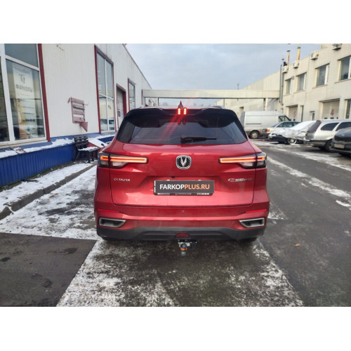 Фаркоп Motodor на Changan CS55 Plus 2021- Арт. 97203 (оцинкованный шар)