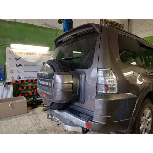 Фаркоп BALTEX на MITSUBISHI Pajero 2006–  Арт. МР-08aNM (с нерж. накладкой)