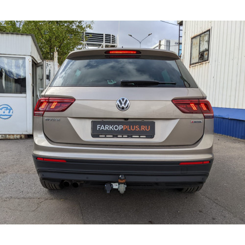 Фаркоп MOTODOR на Volkswagen Tiguan 2016- Арт.92711 (Оцинкованный шар)