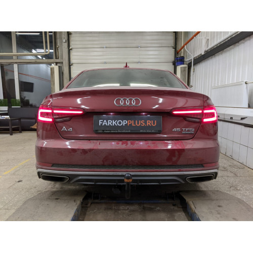 Фаркоп ARAGON на AUDI A4 2015–  Арт. E0403DV (B9 седан, универсал и Allroad)