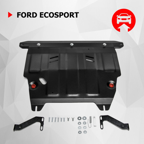 Защита Картера двигателя, КПП АвтоБроня для Ford EcoSport 2014-2019, Сталь 45778 мм - Арт. 111.01852.1