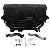 Защита Картера двигателя, КПП АвтоБроня для Ford Kuga 2013-2019, Сталь 45778 мм - Арт. 111.01873.1