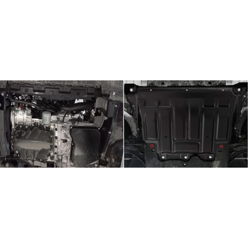 Защита Картера двигателя, КПП АвтоБроня для Jetta VS7 2019- I, Сталь 45778 мм - Арт. 111.05869.1