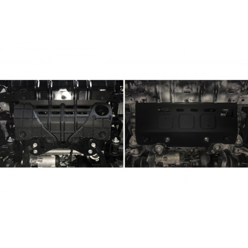 Защита Картера двигателя АвтоБроня для Changan Hunter Plus 2022-, Сталь 45778 мм - Арт. 111.08918.1