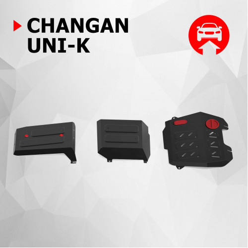 Защита Картера двигателя АвтоБроня для Changan UNI-K 2020-, Сталь 45778 мм - Арт. K111.08908.1