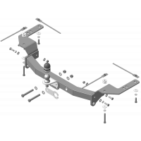 Фаркоп MOTODOR на Toyota Land Cruiser 200 2007-2021 Арт. 92503