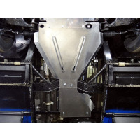 Защита КПП ТСС для KIA Mohave 2008-2020 (I), Алюминий 4 мм - Арт. ZKTCC00302